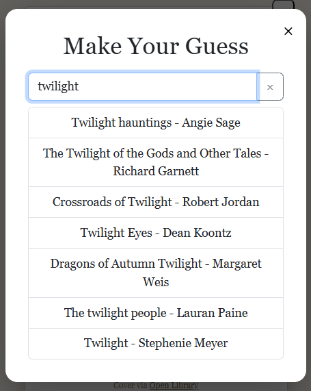 Search box screenshot.